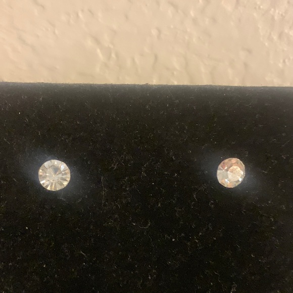 Elegant Silver Necklace and Earring Set 24 inch chain 925 sterling 2mm wide - Picture 2 of 3